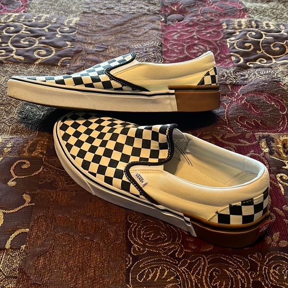 Vans Other - Vans Checkerboard Gum Block Slip On